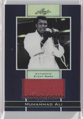 2011 Leaf Metal Ali - Material - Event Worn Blue Prismatic #EWM-29 - Muhammad Ali /25