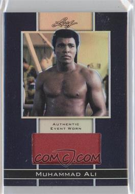 2011 Leaf Metal Ali - Material - Event Worn Blue Prismatic #EWM-7 - Muhammad Ali /25