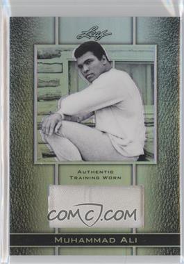 2011 Leaf Metal Ali - Material - Training Worn Silver Prismatic #TWM-23 - Muhammad Ali /10