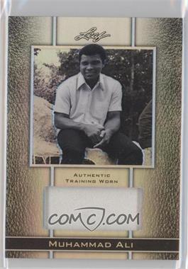 2011 Leaf Metal Ali - Material - Training Worn Silver Prismatic #TWM-24 - Muhammad Ali /10