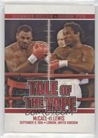 Oliver McCall, Lennox Lewis