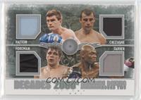 Ricky Hatton, Joe Calzaghe, Yuri Foreman, Antonio Tarver #/50