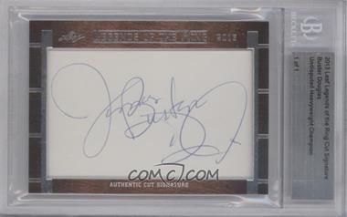 2013 Leaf Legends of the Ring Cut Signature Edition - [Base] #_BUDO - Buster Douglas /1 [BGS Authentic]