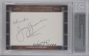 2013 Leaf Legends of the Ring Cut Signature Edition - [Base] #_JOGI.1 - Joey Giambra /8 [BGS Authentic]