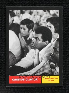 2021 Topps Muhammad Ali The People's Champ Collection - [Base] - Black #2 - Cassius Clay Jr. (Converts to Islam) /56