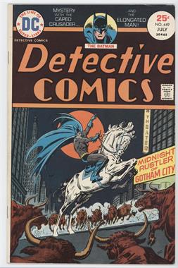 1937-2011 DC Comics Detective Comics Vol. 1 #449 - Midnight Rustler of Gotham City! / The Mystery Man Who Walked on Air!