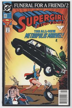 1938-2011 DC Comics Action Comics Vol. 1 #685 - Funeral for a Friend Part 2 Re-Actions