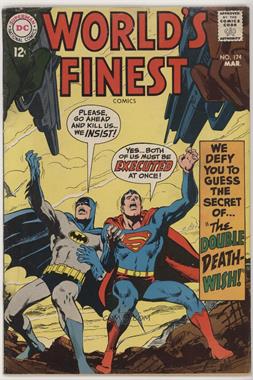 1941-1986 DC Comics World's Finest Comics #174 - The Double-Death Wish! [Good/Fair/Poor]