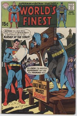 1941-1986 DC Comics World's Finest Comics #186 - The Bat Witch [COMC Comics Detailed Fair/Good]