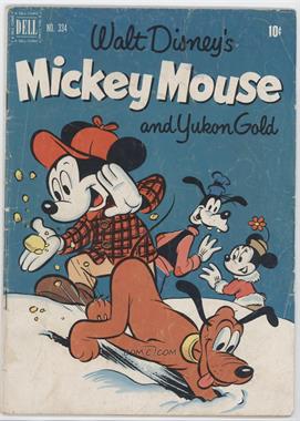 1942-1962 Dell Four Color (Series II) #334 - Walt Disney's Mickey Mouse and Yukon Gold [Readable (GD‑FN)]