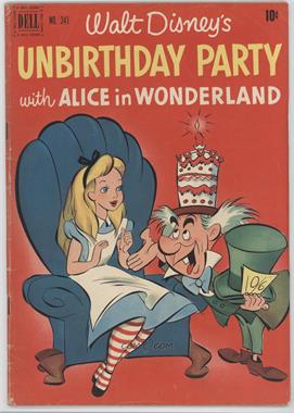 1942-1962 Dell Four Color (Series II) #341 - Walt Disney's Unbirthday Party with Alice in Wonderland [Readable (GD‑FN)]