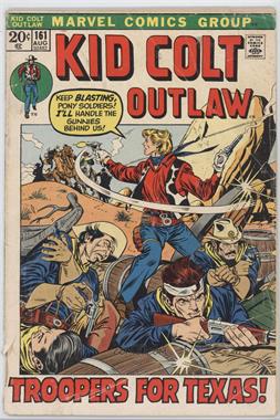 1948 - 1979 Marvel Kid Colt Outlaw #161 - Troopers For Texas; Day of Decision; The Derringer Kid [Good/Fair/Poor]