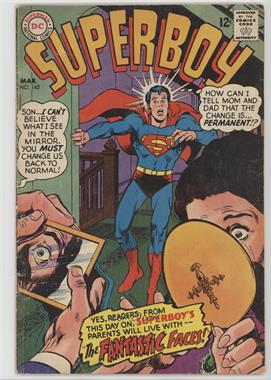 1949-1979 DC Comics Superboy Vol. 1 #145 - The Fantastic Faces! ; Superboy Meets William Tell!