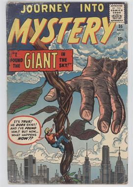 1952 - 1966, 1996 - 1998, 2011 - Present Marvel Journey Into Mystery #55 - I Found The Giant In The Sky! [Readable (GD‑FN)]