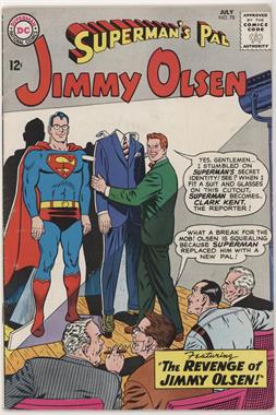 1954-1974 DC Comics Superman's Pal Jimmy Olsen #78 - The Revenge of Jimmy Olsen! [Collectable (FN‑NM)]