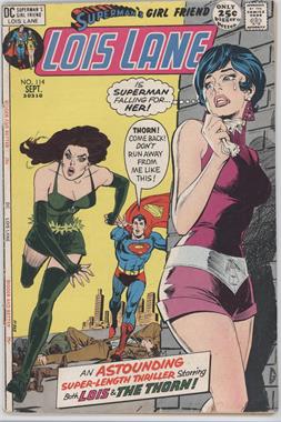 1958-1974 DC Comics Superman's Girlfriend Lois Lane #114 - The Foe of 100 Faces ; The Reptile Girl of Metropolis! [Readable (GD‑FN)]