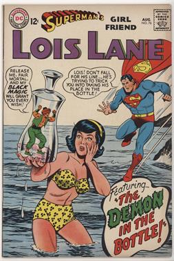 1958-1974 DC Comics Superman's Girlfriend, Lois Lane #76 - The Demon in the Bottle! [Collectable (FN‑NM)]