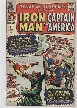 1959-1968 Marvel Tales of Suspense #61 - The Death Of Tony Stark!; The Strength of the Sumo! [Readable (GD‑FN)]