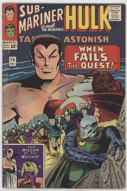 1959-1968 Marvel Tales to Astonish Vol. 1 #74 - When Fails The Quest!/The Wisdom Of The Watcher! [Readable (GD‑FN)]