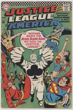 1960-1987 DC Comics Justice League of America Vol. 1 #43 - The Card Crimes of the Royal Flush Gang! [Readable (GD‑FN)]