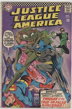 1960-1987 DC Comics Justice League of America Vol. 1 #49 - Threat of the True-or-False Sorcerer! [Readable (GD‑FN)]