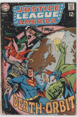 1960-1987 DC Comics Justice League of America Vol. 1 #71 - ...And So My World Ends! [Readable (GD‑FN)]