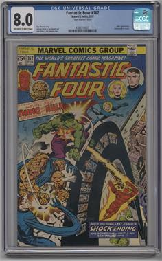 1961-1996, 2003-2012, 2015 Marvel Fantastic Four Vol. 1 #167MJ - Titans Two! [CGC Comics 8.0]
