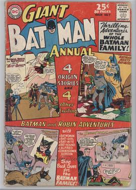 1961-2011 DC Comics Batman Annual #7 - Thrilling Adventures Of The Whole Batman Family!