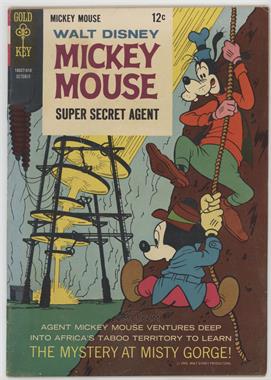 1962 - 1983 Gold Key Mickey Mouse #109 - The Mystery at Misty Gorge