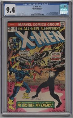 1963-1981 Marvel The X-Men Vol. 1 #97MJ - My Brother...My Enemy! [CGC Comics 9.4]