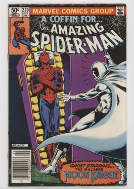 1963-1998, 2003-2014 Marvel The Amazing Spider-Man Vol. 1 #220 - A Coffin For Spider-Man! [COMC Comics Detailed Fair]