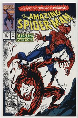 1963-1998, 2003-2014 Marvel The Amazing Spider-Man Vol. 1 #361 - Carnage, Part One: Savage Genesis! [Collectable (FN‑NM)]