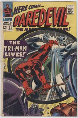 1964-1998, 2009-2011 Marvel Daredevil Vol. 1 #22 - The Tri-Man Lives! [Readable (GD‑FN)]