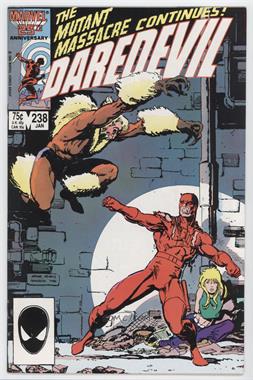 1964-1998, 2009-2011 Marvel Daredevil Vol. 1 #238 - It Comes With The Claws