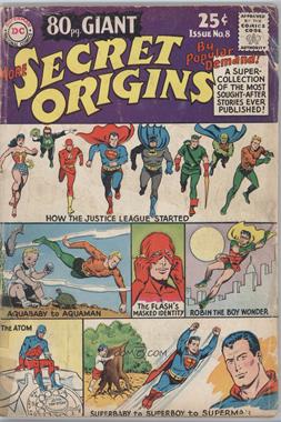 1964 - 1965 DC Comics 80 Page Giant #8 - More Secret Origins by Popular Demand [Good/Fair/Poor]