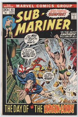 1968-1974 Marvel Sub-Mariner #53 - ... And the Rising Sun Shall Fall!