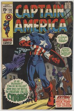 1968-1996, 2009-2011 Marvel Captain America Vol. 1 #124 - Mission: Stop the Cyborg!