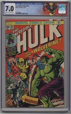 1968-1999, 2009-2010 Marvel The Incredible Hulk Vol. 2 #181 - And Now...The Wolverine! [CGC Comics 7.0]
