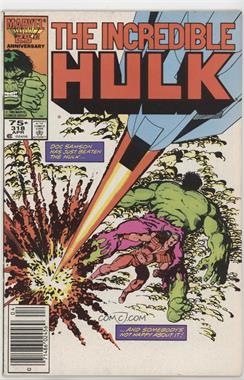1968-1999, 2009-2010 Marvel The Incredible Hulk Vol. 2 #318 - Baptism Of Fire [Collectable (FN‑NM)]
