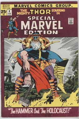 1971 - 1974 Marvel Special Marvel Edition #4 - Whom the gods would destroy! - The Hammer and the Holocaulst [Readable (GD‑FN)]