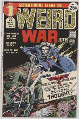 1971 - 1983 DC Comics Weird War Tales #1 - Fort Which Did Not  Return!