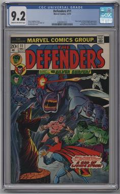 1972-1986 Marvel The Defenders Vol. 1 #11 - A Dark and Stormy Knight [CGC Comics 9.2]