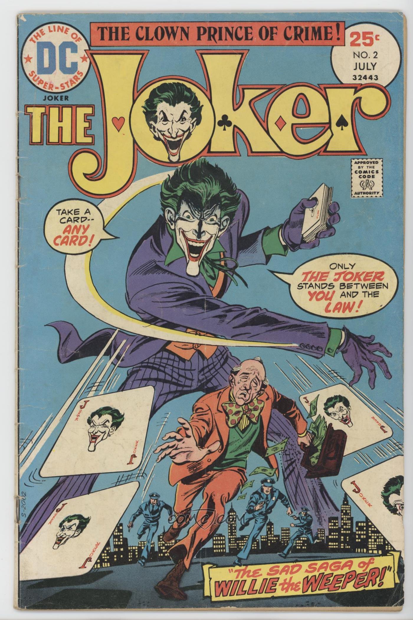 1975-1976 DC Comics The Joker #2 - The Sad Saga Of Willie The Weeper ...