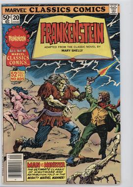 1976-1978 Marvel Marvel Classics Comics #20 - Frankenstein