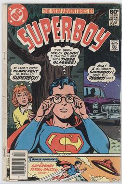 1980 - 1984 DC Comics The New Adventures of Superboy #24 - Blind Boy's Bluff; The Little Green Men Who Weren't There! [Readable (GD‑FN)]