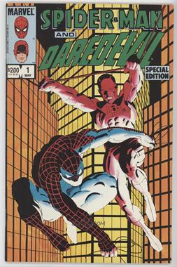 1984 Marvel Spider-Man and Daredevil #1 - 1: The Blind Leading The Blind,  2: Ashes To Ashes [Collectable (FN‑NM)]