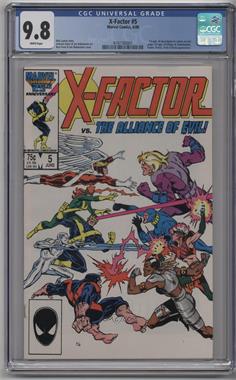 1986-1998, 2010-2013 Marvel X-Factor Vol. 1 #5 - Tapped Out [CGC Comics 9.8]