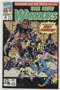 1990-1996 Marvel The New Warriors Vol. 1 #24 - Nothing But The Truth, Part 3 - The Cheating Corner