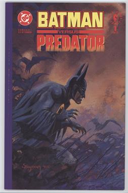 1991-1992 DC Comics Batman vs Predator Mini #1b - Batman vs Predator Pt.1  
Collector Edition  
Batman Cover