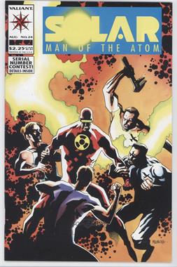 1991 - 1996 Valiant Solar, Man of The Atom #24 - Half A Man